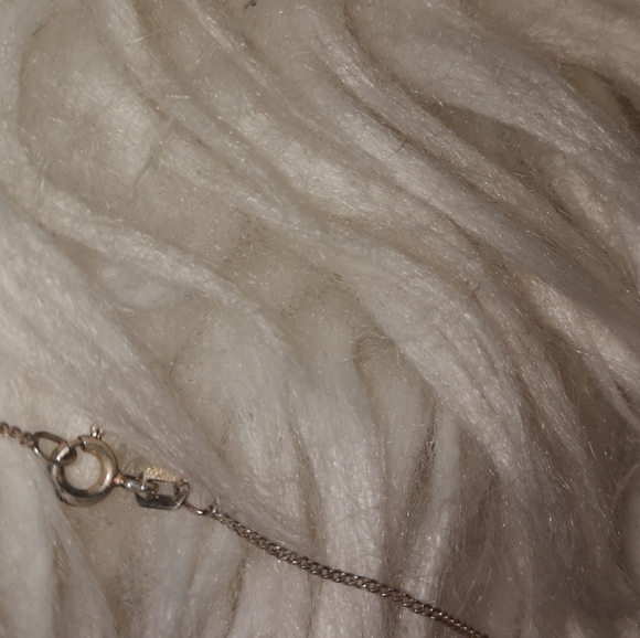 Vintage Pearl white and silver necklace - Picture 8 of 12